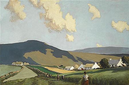 FLAX GROWING, NORTHERN IRELAND, 1927 by James Humbert Craig - Auction record, sale price, and art valuation. Compare with similar artists and explore comparable artworks.