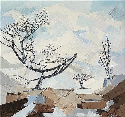 CUBIST LANDSCAPE, 1966