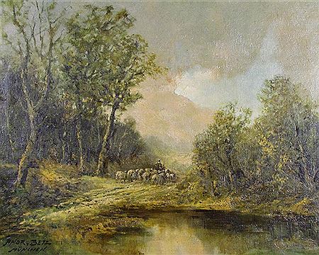 Shepherd and Sheep