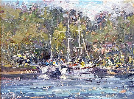 Sailboats at Shore