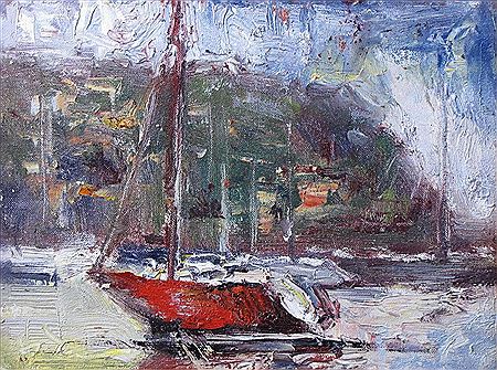 Sailboat in Harbor