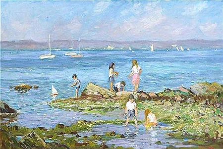 "Children On Rocks"