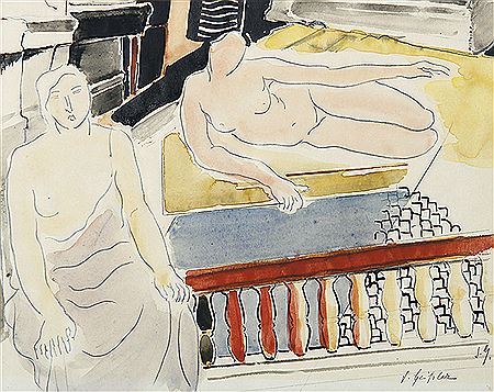 Zwei Frauen (rote Balustrade) by Senta Geissler-Rohrbach - Auction record, sale price, and art valuation. Compare with similar artists and explore comparable artworks.