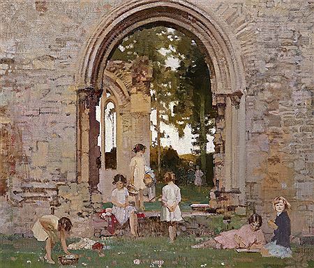 Among the ruins