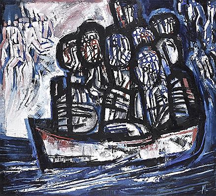 LOD OSUDU, 1964 by Miroslav Houra - Auction record, sale price, and art valuation. Compare with similar artists and explore comparable artworks.