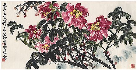 PEONY by Shuifa He - Auction record, sale price, and art valuation. Compare with similar artists and explore comparable artworks.