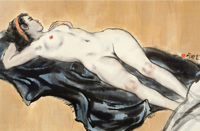 A NAKED WOMAN