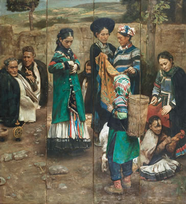 Sample artwork by Hongzhou He (20th/21st Century), known for painting - View similar artists and auction records