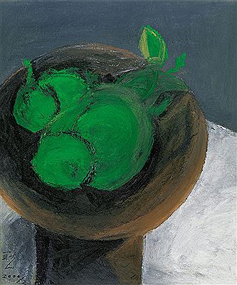 Green Pear 2000 by Liu Keng-I - Auction record, sale price, and art valuation. Compare with similar artists and explore comparable artworks.