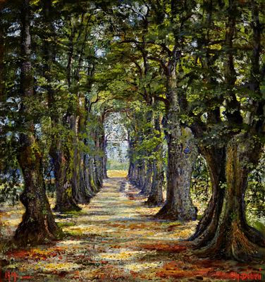 Allee auf dem Heiterenplatz