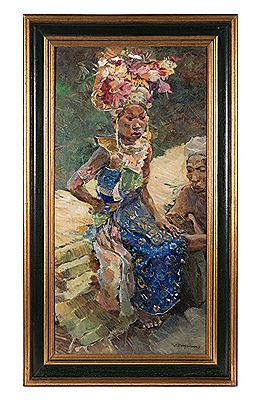 Legong danseres by Willem Dooyewaard - Auction record, sale price, and art valuation. Compare with similar artists and explore comparable artworks.