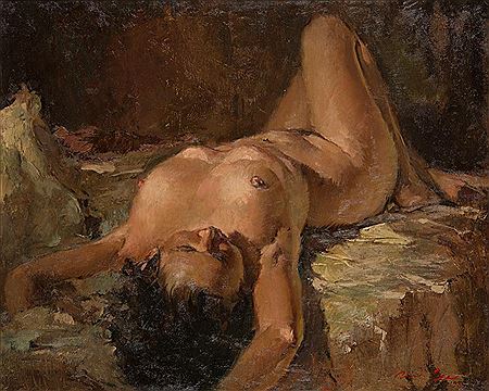 Nude by Gerard Pieter Adolfs - Auction record, sale price, and art valuation. Compare with similar artists and explore comparable artworks.