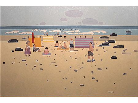 Summer Beach by Sasha Harding - Auction record, sale price, and art valuation. Compare with similar artists and explore comparable artworks.