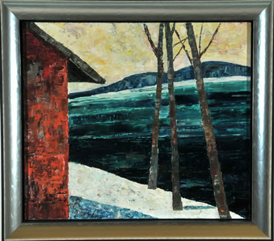 Rotes Haus am See