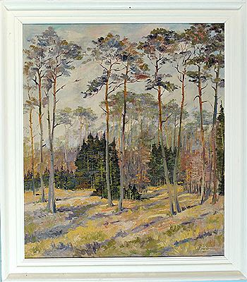 Schleißheim-Forst by Karl Gatermann the Younger - Auction record, sale price, and art valuation. Compare with similar artists and explore comparable artworks.
