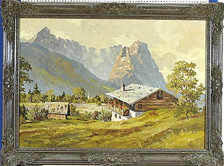 Blick auf Wetterstein (Garmisch)