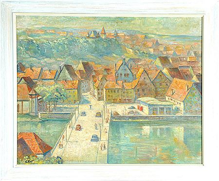 Sample artwork by Gustav Rett (1889 - 1969), known for painting - View similar artists and auction records