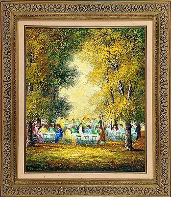 Biergartenszene bei hellem Sonnenlicht by Peter Sohler - Auction record, sale price, and art valuation. Compare with similar artists and explore comparable artworks.