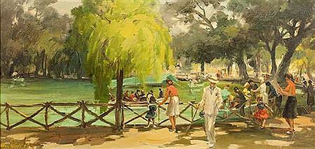 Veduta di Villa Borghese