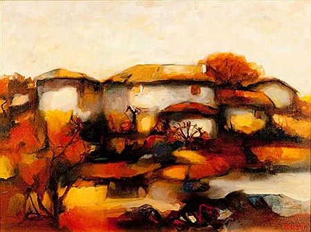 Sample artwork by Remigio Giorgiutti (Born 1931), known for painting - View similar artists and auction records