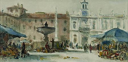 Udine,mattino in piazza San Giacomo by Bepi Liusso - Auction record, sale price, and art valuation. Compare with similar artists and explore comparable artworks.