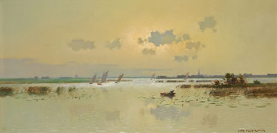 Wind over water by Jan Knikker Jr - Auction record, sale price, and art valuation. Compare with similar artists and explore comparable artworks.