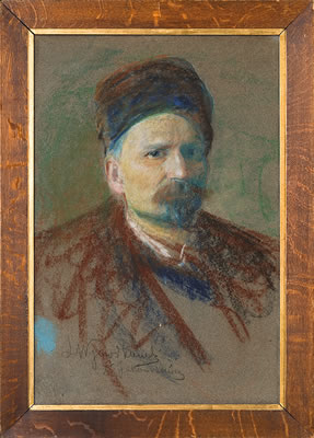 Portrait of Leon Wyczolkowski: Selfportrait