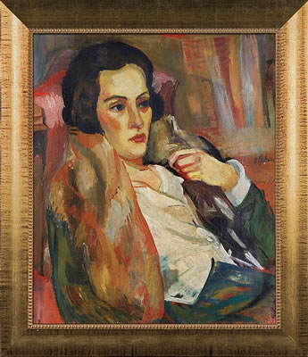Lady in fur