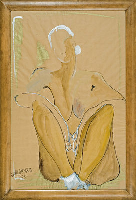Nude with white hair by Joanna Sarapata-Jakimowicz - Auction record, sale price, and art valuation. Compare with similar artists and explore comparable artworks.