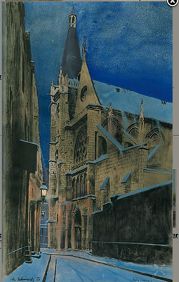 Saint-Severin church in Paris