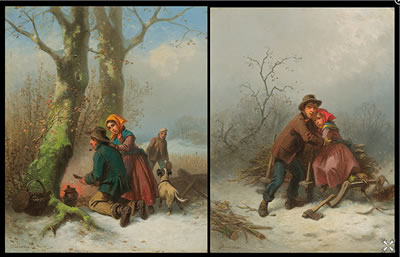 Winter in a Forest