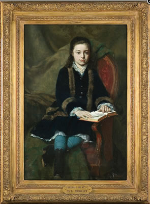 Portrait of Mademoiselle L.C. by Paul Merwart - Auction record, sale price, and art valuation. Compare with similar artists and explore comparable artworks.