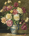 Flowers by Willy Hanft - Auction record, sale price, and art valuation. Compare with similar artists and explore comparable artworks.