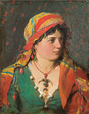 Gypsy by Kazimierz Alchimowicz - Auction record, sale price, and art valuation. Compare with similar artists and explore comparable artworks.