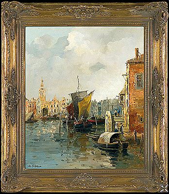 The Old Canal in Amsterdam