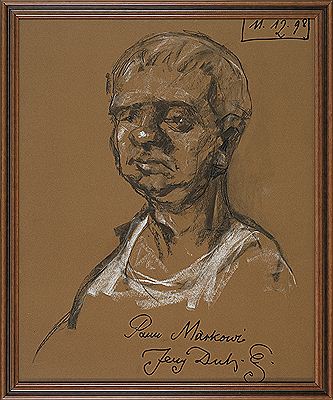 Portrait of Jerzy Duda Gracz: selfportrait