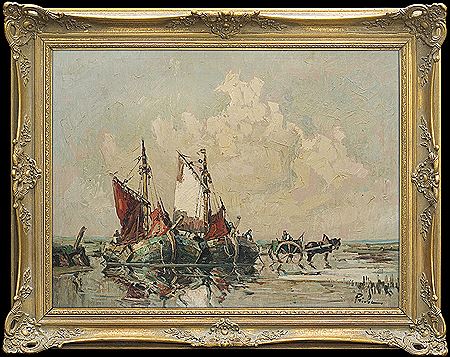 Fisherman Boats at the Shore