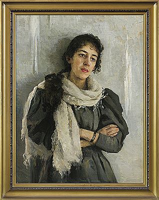 PORTRAIT OF THE FIANCEE by Kazimierz Stabrowski - Auction record, sale price, and art valuation. Compare with similar artists and explore comparable artworks.