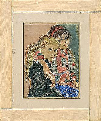 Two girls, 1893/94