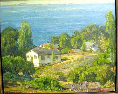 Central Coast landscape, the old house and the new