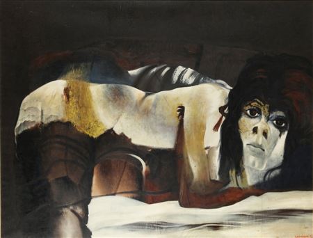 Sample artwork by Giuseppe Guerreschi (1929 - 1985), known for painting - View similar artists and auction records