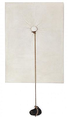 Phase of nothingness-Hanging stone 1968/69 by Nobuo Sekine - Auction record, sale price, and art valuation. Compare with similar artists and explore comparable artworks.