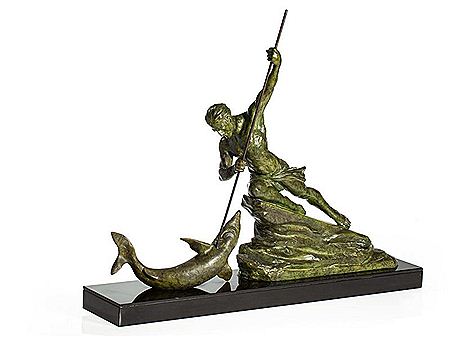 Sculpture 'Shark Hunter', around 1925