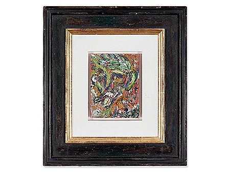 Portrait of Bernd Schwarzer: The Smoker/Self-Portrait