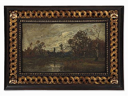 River Landscape in Autumn