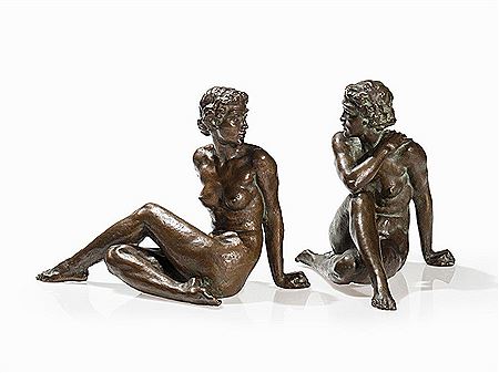 2 Bronzes, Female Nudes