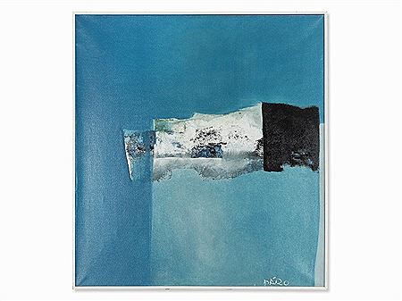 Abstract Composition in Blue, 20th C