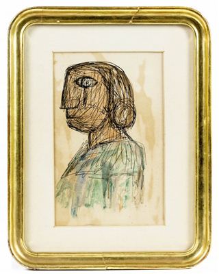 Portrait of Leonidas Gambartes: Untitled "Self Portrait."