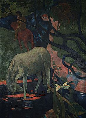 Landscape according Gauguin (White horse) by Jaroslav Veris Zamazal - Auction record, sale price, and art valuation. Compare with similar artists and explore comparable artworks.