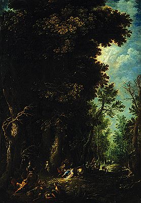 Landscape with conversion of St. Paul